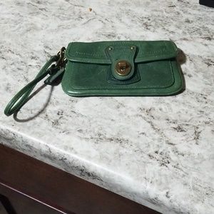 Coach Legacy Leather Wristlet
